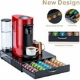 thumbnail image 3 of for Vertuo Pod Holder Coffee Pod Organizer for Nespresso Pod Storage Glass Top(50 Pods Capacity), 3 of 6