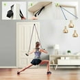 thumbnail image 3 of Stackable Resistance Bands 100Lbs Set with Handles, Ankle Straps & Door Anchor, Ideal for Home Gym & Yoga, 3 of 5