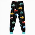 thumbnail image 6 of TOWED22 Toddler Boy Clothes Outfits 2Pcs Long Sleeve Print Round Neck Sweatshirt Top Sweatpants Casual Fall Winter Set(Black,1-2 Y), 6 of 9