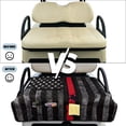 thumbnail image 5 of Uorisanigo Golf Cart Seat Covers for Women Men, Thick Golf Cart Seat Towel Universal 4 Pockets Seat Blanket Fits for 2 Seat Golf Cart Accessories-American Honoring Firefighter Flag, 5 of 7