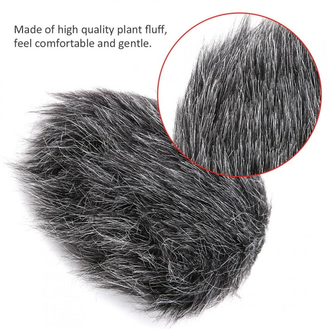 Small Size and Light Weight Easy to Carry and Storage Filter Noise Stable Performance Windscreen Fur Microphone Windscreen Fur for Small Size and Light Weight