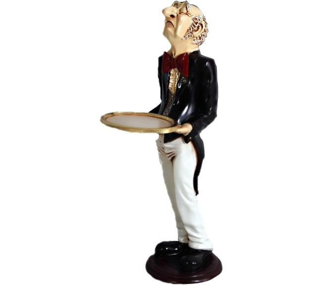 Butler Connoisseur Prop Restaurant Decor Resin Statue