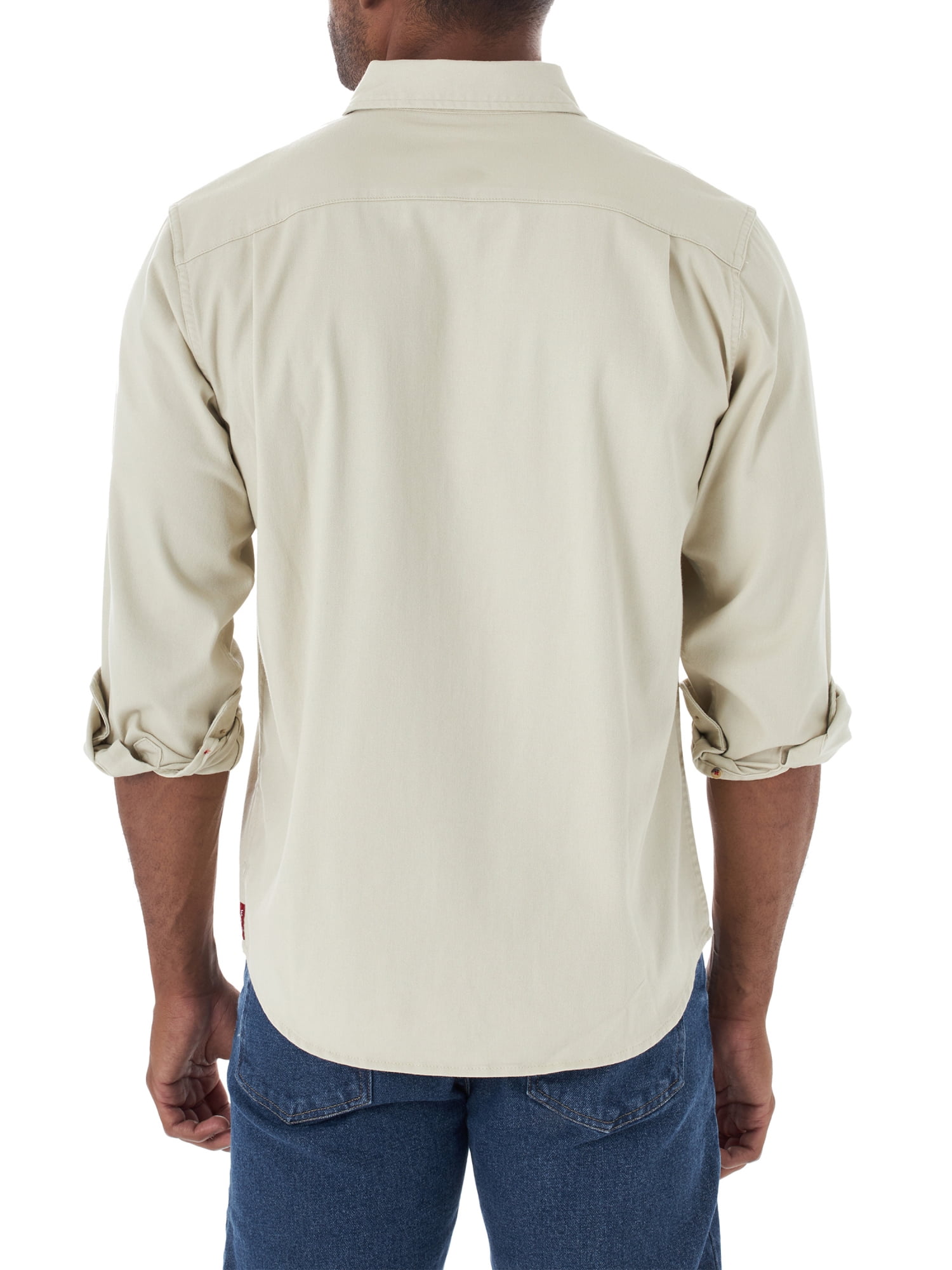 Wrangler Men's Epic Soft Long Sleeve Twill Woven Shirt 
