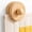 Natural, variant on 4 Tapestry Wall Hanger Clips - Quilt and Rug Display Rack, Round Clamps for Blankets and Textile Hanging, White