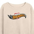 thumbnail image 3 of Hot Wheels - Halloween - Logo Bitten With Fangs - Women's Lightweight French Terry Long Sleeve Shirt, 3 of 5