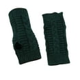 thumbnail image 3 of Dyfzdhu Women Fashion Knitted Plush Twist Windproof Warm Thickened Fingered Plus Gloves Army Green, 3 of 3