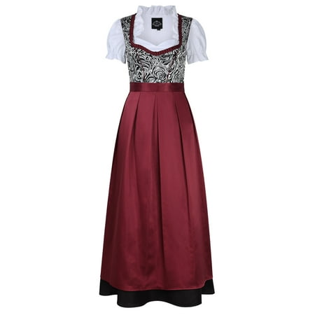 Women's German Traditional Oktoberfest Costumes Classic Dress Three Pieces