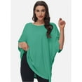 thumbnail image 2 of Women's Oversized Short Sleeve T-Shirt - Casual Crewneck Plain Top for Summer, 2 of 6