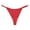 Red, variant on Timegard Seamless Thongs for Women Low Waist Smoothing Breathable Comfy Panties G String Underwear