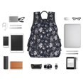 thumbnail image 6 of Balery Retro Flower Lightweight Backpack for Men and Women - Durable and Water-Resistant, Ideal for School, Work, Travel, and Everyday Use, 6 of 9