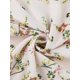 thumbnail image 5 of INSPIRAR CHIC Blusa de Trabajo Floral con Pliegues y Volantes, Cuello Alto, Manga Larga, XL Blanca, 5 of 5