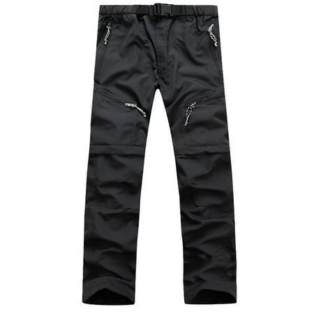 Mens Soft Shell Hiking Pants Waterproof Trousers Outdoor Tactical Bottoms