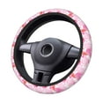 thumbnail image 4 of Kll Car Steering Wheel Cover, Universal 15 Inch, Soft Elastic And Comfortable,Car Accessories Decorations-Watercolor Love, 4 of 7
