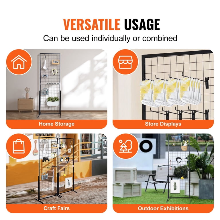 Commercial Display Panels Commercial Gridwall Panels 2x4 Feet - Heavy ...