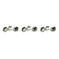 thumbnail image 3 of Transemion Round Men Cufflinks Cuff Button Covers 2 Suit Gift Business Pieces Men Silver 15mm Diameter 3Set, 3 of 6