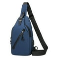 thumbnail image 2 of Men's Fashion Chest Sling Backpack Multifunctional Crossbody Daypack Back to School Bag for Men, 2 of 4