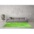 thumbnail image 3 of Ahgly Company Indoor Round Abstract Green Modern Area Rugs, 6' Round, 3 of 4