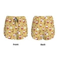 thumbnail image 5 of Lsque Cute Santa and Reindeer Printed Women's Running Shorts with Liner Pockets,Elastic Quick Dry Workout Athletic Gym Yoga Shorts,Womens High Waist Shorts-XX-Large, 5 of 9