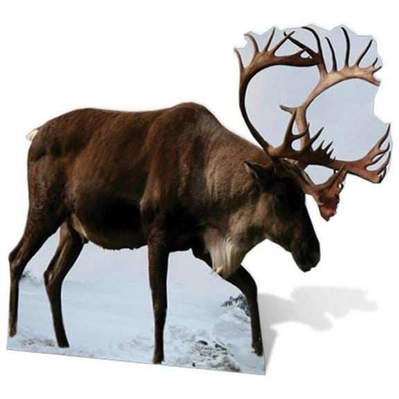 Star Cutouts SC74 Reindeer Life Size Cardboard Cutout