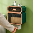 thumbnail image 1 of Titular de Papel Perfecl Accesorios de Baño de Tejido Verde, 1 of 8