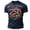 tshirts 16#Navy, variant on WAYUTE Mens 250th Anniversary USA Shirt National Flag Letter Graphic Tee Crewneck Top Daily Wear Independence Day T Shirt