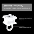 thumbnail image 5 of Heavy Duty Aluminum Curtain Tracks for Ceiling or Wall Mount, Ceiling Curtain Rail, Wall Partition Curtain for Windows, Living Room, Bedroom, 5 of 8