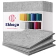 thumbnail image 1 of Paneles acústicos Ekkogo de alta densidad, 12 unidades, 30 x 30 x 1 cm, color blanco, 1 of 6