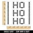 thumbnail image 2 of Knit Ho Ho Ho Christmas Self-Inking Rubber Stamp Ink Stamper - Black Ink - Large 1-1/2 Inch, 2 of 7