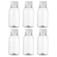 thumbnail image 1 of 6pcs Milk Bottles Small Juice Bottles Leakproof Milk Bottles Portable Beverage Bottles, 1 of 3