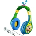 thumbnail image 2 of Cocomelon auriculares para niños, con cable, para escuela, hogar o viaje, control de volumen, conector de 3.5mm, incluye divisor de auriculares, 2 of 3