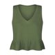 thumbnail image 2 of Gibobby Chaleco de punto Mujer Verano Cuello en V Colgante Chaleco pequeño y americana Sin mangas Top(Verde,XG), 2 of 5