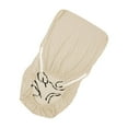 thumbnail image 2 of Wood Arm Chair Cover Elastic Chair Cover Soft Fabric Accessory stylish decor Beige, 2 of 9