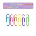 thumbnail image 5 of Coideal Clips De Papel Pequeños De Colores Recubiertos De Vinilo, Paquete De 200, 28 Mm, Miniclips De Papel De Colores Surtidos, Coloridos Para La Escuela Y La Oficina, 5 of 5
