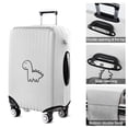 thumbnail image 5 of Stretch Luggage Cover L(25-28in)– Elastic Travel Suitcase Protector with Handle Openings & Bottom Closure, Washable Polyester Spandex Cover for 18"-32" Suitcases, S/M/L/XL Size, 5 of 6