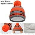thumbnail image 3 of BESSTEVEN Kids Winter Hat Gloves Scarf Set: Girls Boys Beanie Hats Gloves Knit Set with Thick Warm Fleece Lined For Ages 6-10 Children, 3 of 6