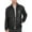 Black, variant on New Men's Lambskin Black Leather Jacket With Zipper & Pocket | Casual Party Wear Jacket |