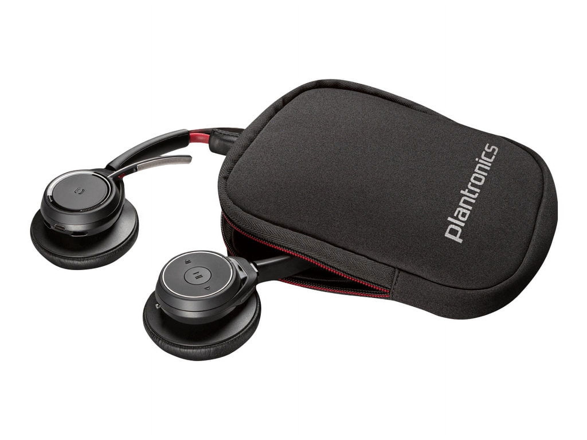 Plantronics Voyager Focus UC no stand Stereo Bluetooth headset with Active Noise Canceling (ANC) - image 3 of 10