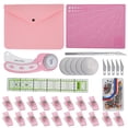 thumbnail image 1 of Rotary Cutter Tool Kit  Rotary Fabric Cutter Set  Fabric Cutter with Cutting Mat  Patchwork Ruler  Carving Knife  Rotary Cutter Kit for Quilting and Sewing, 1 of 11