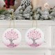thumbnail image 3 of Regalos Para El Cáncer De Mama Para Mujeres Adorno De Concienciación Sobre El Cáncer De Mama Cinta Rosa Para Sobrevivientes Árbol Decoraciones Navideñas Adornos De Cerámica, 3 of 5