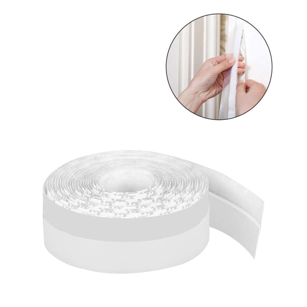 Inteprter Tira autosellante de silicona para puerta y ventana, burlete a prueba de polvo, 5M, 1 ud. Juegos de accesorios de baño Transparente 45 mm