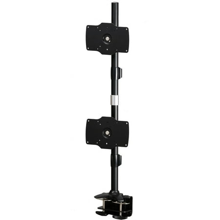 Amer.Com AMR2C32V Dual Monitor Clamp Vertical Mount for Monitors Up To 32