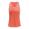 thumbnail image 7 of CAIXIA Sports Tops for Women Sleeveless Tank Tops for Women Open Back T-Shirt Yoga Running Shirts for Women Stretch Racerback Breathable Tee,Orange, 7 of 7