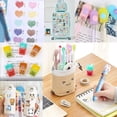 thumbnail image 5 of 61 Piece Kawaii Stationary Set, Aesthetic School Supplies with Brown Pencil Case, Boba Tea Inspired, 5 of 5