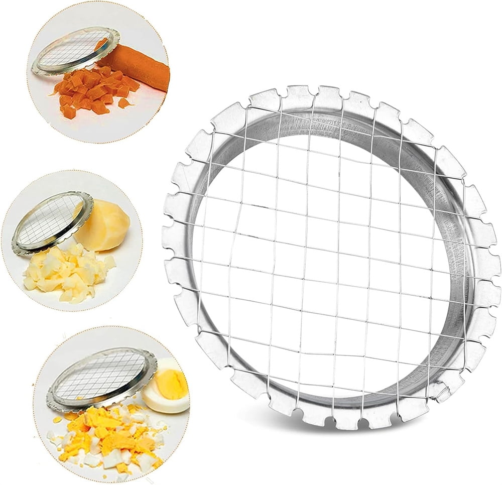NOGIS Egg Chopper Stainless Steel Egg Slicer Fruit Cube Cutter Salads