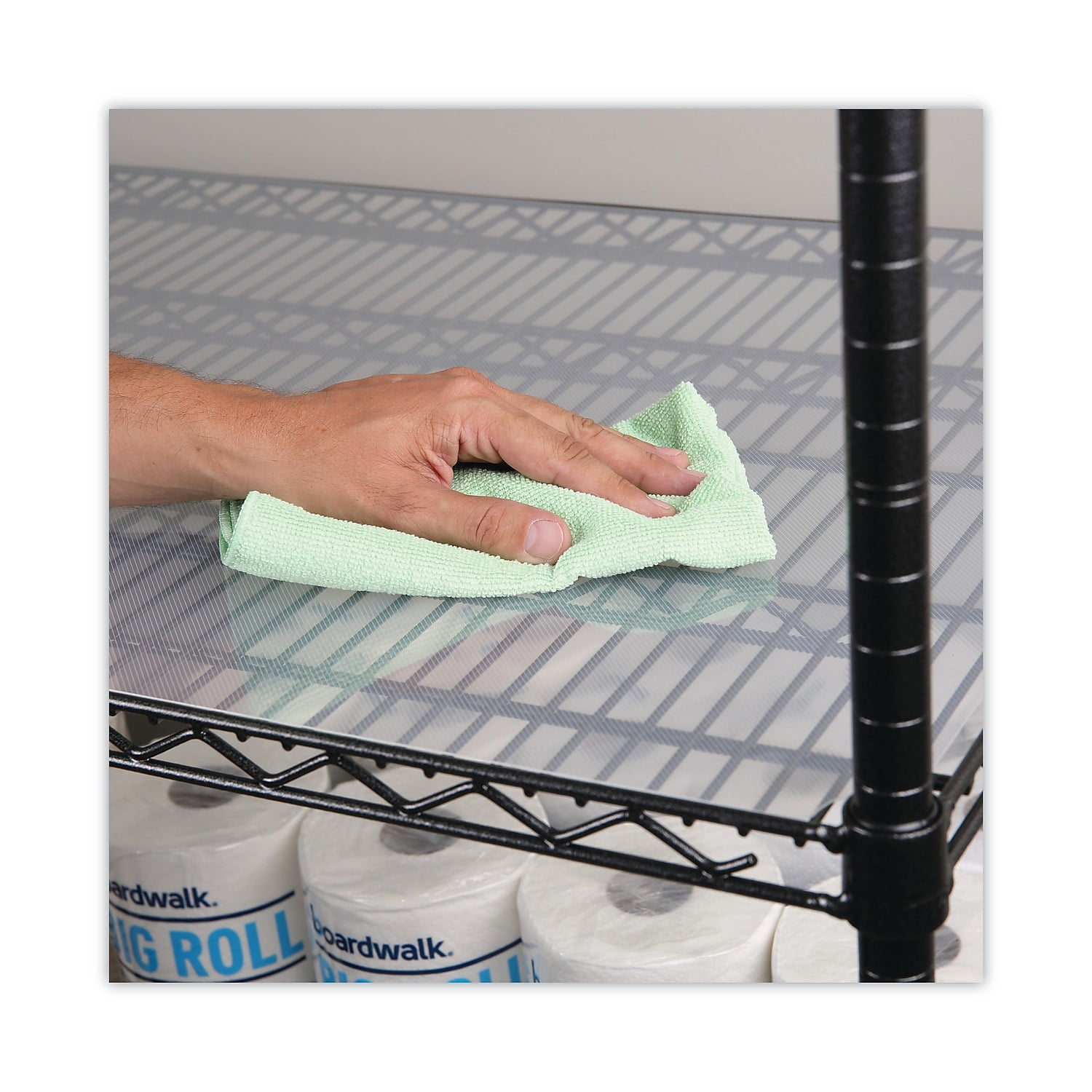 Shelf Liners for Wire Rack - Plastic Pre-Cut Shelving Covers