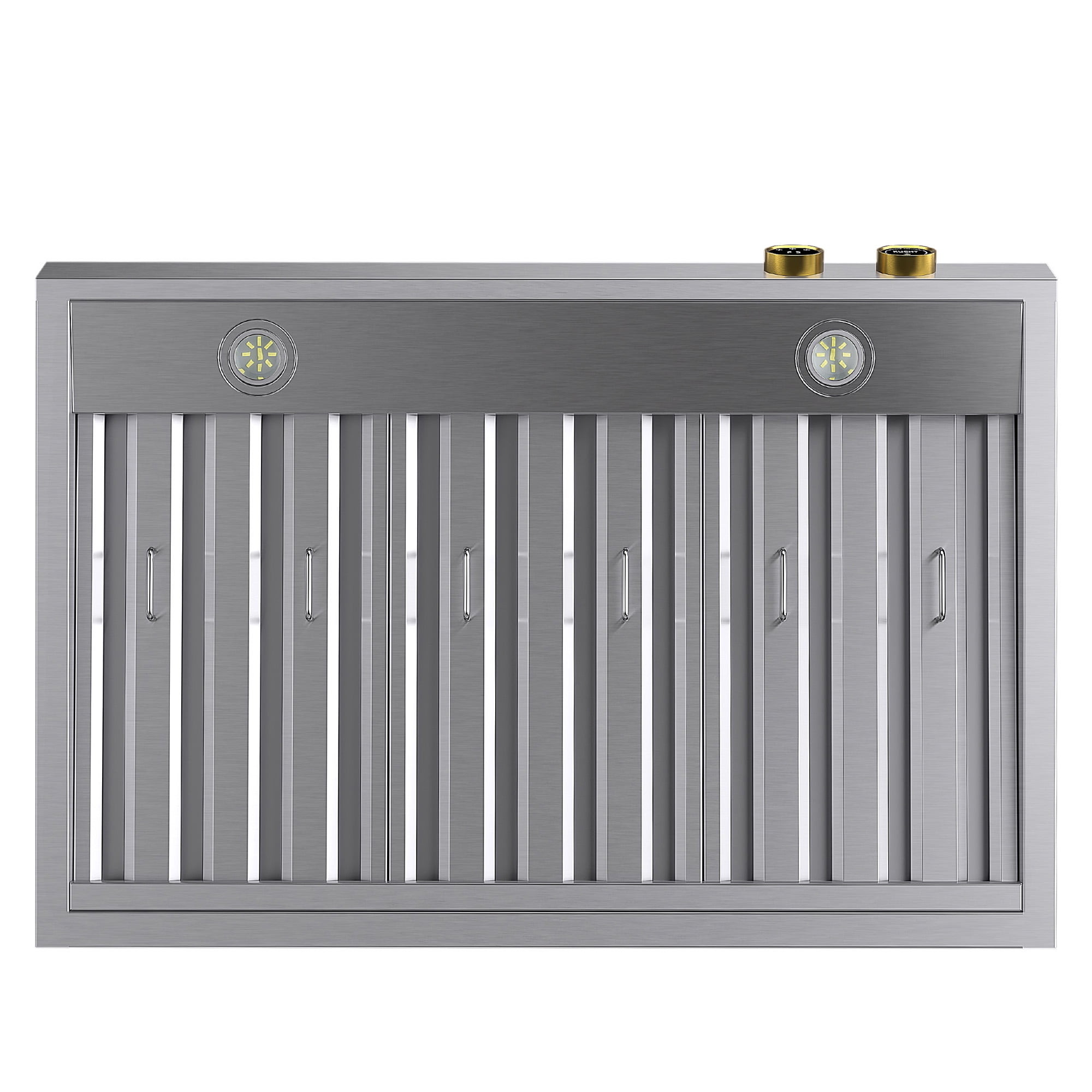 36 in. 900 CFM Under Cabinet Range Hood in Stainless Steel with Gold