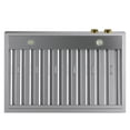 thumbnail image 2 of 36 in. 900 CFM Ducted Wall Mount Range Hood in Stainless Steel with Gold, 2 of 8