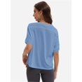 thumbnail image 2 of Women's Loose Fit Crewneck T-Shirt - Short Sleeve Casual Top, Summer Basic Tee, 2 of 4