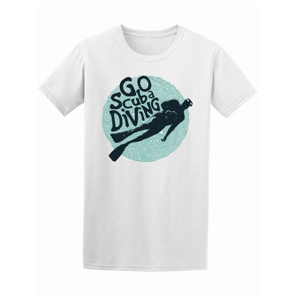 Retro Go Scuba Diving Tee Men's -Image by Shutterstock