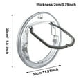 thumbnail image 3 of Cat Flip Door, Round Hole Transparent Cats And Lid Two Way For Small And Cats Easy Installation Stable Structure Suitable for Small Pet Doors for Cats, Small Dogs and Puppies B, 3 of 6
